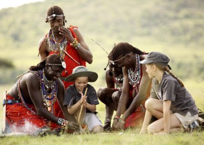 Masai With Kids